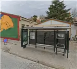 Marquesina en Aulas Verdes, Alcoy Marquesina en la zona de Aulas Verdes de Alcoy